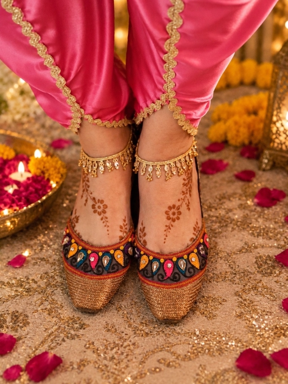 Indian Pakistani Bridal Anklets /payal